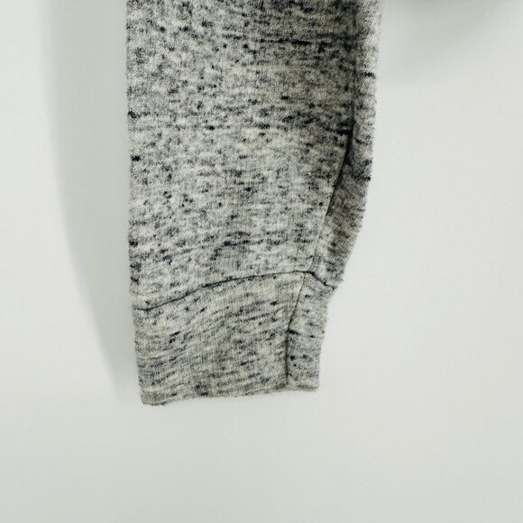 Disney Gray Navy Blue "The Little Mermaid" Logo Cropped Long Sleeve Sweatshirt S - Picture 4 of 6